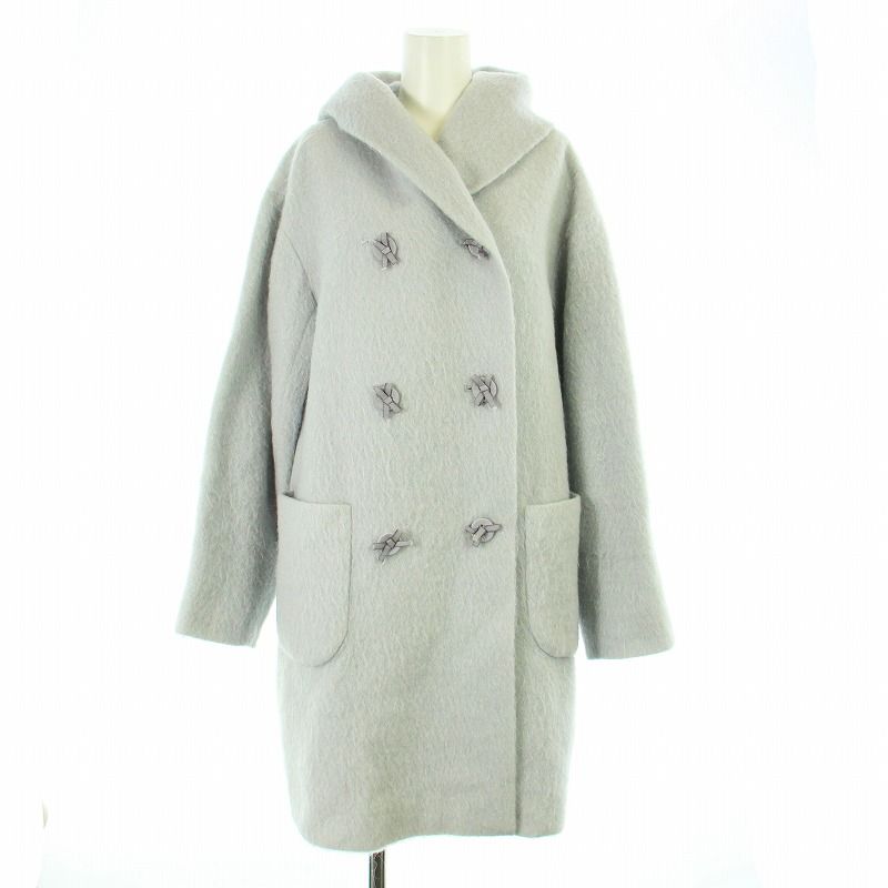 LANVIN ランバン グレー ロングコート リネン 麻