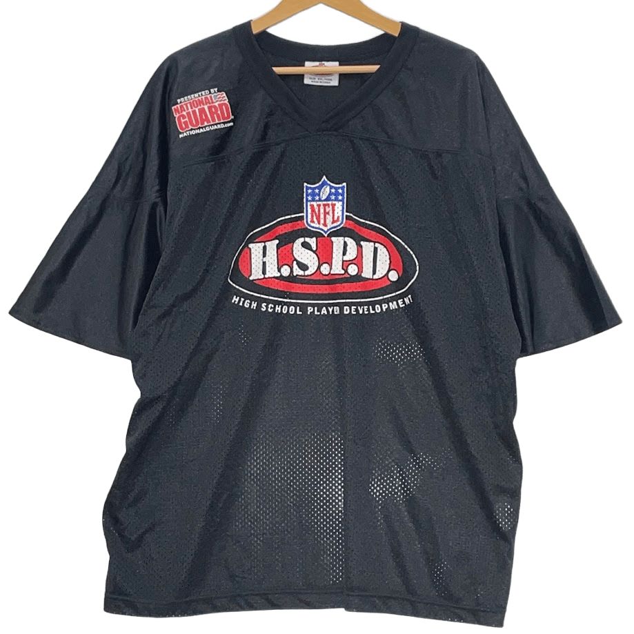 【NFL】Vネックメッシュ半袖ゲームシャツアメフトL◆ユニフォームバンドTシャツ アメフトメッシュゲームシャツ🏈 | CUSTOM FEVER