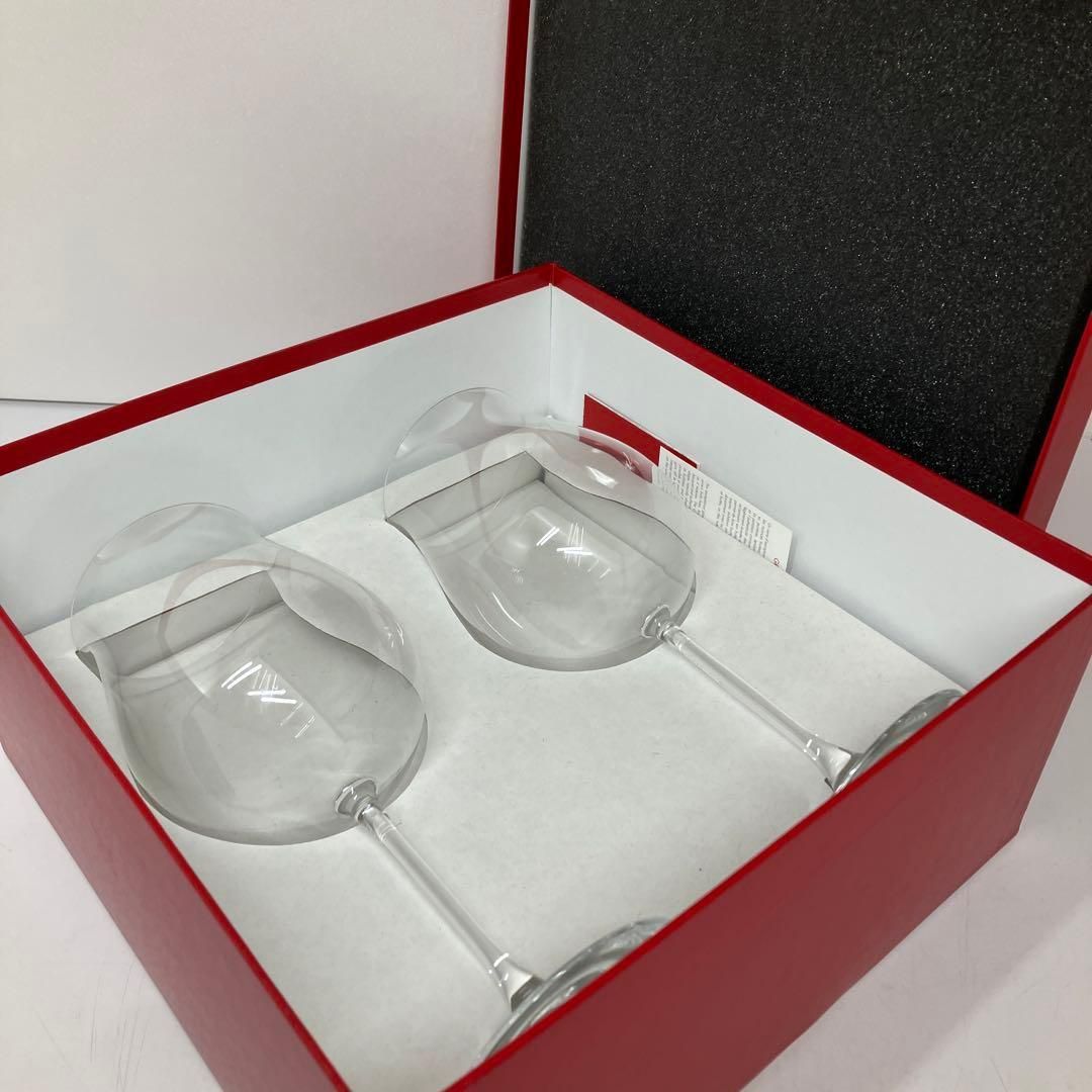 ⭐︎洋3 バカラ　デキュスタシオン　特大ワイングラス一対　共箱　高さ24.5cm ⭐︎洋3 バカラ デキュスタシオン 特大ワイングラス一対 共箱 高さ24.5