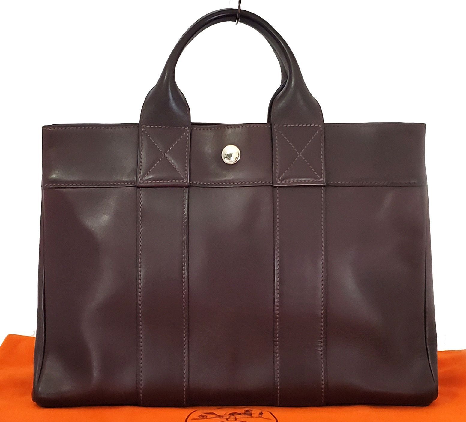 大人気】エルメス HERMES⭐️ フールトゥ PM オールレザー ブラウン⭐️