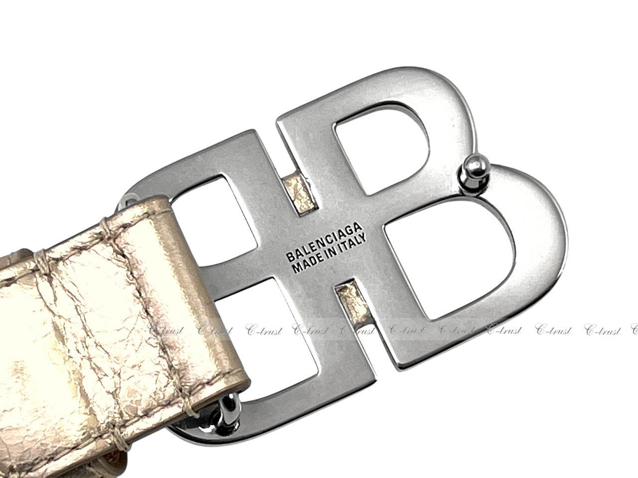 BALENCIAGA バレンシアガ ベルト MONACO BELT BB ロゴ レザー