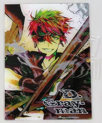 ラビ 箔入り アクリルアート D.Gray-man ジャンプショップ SQフェア 中古】アクリルスタンド・アクリルパネル ラビ 箔入りアクリル