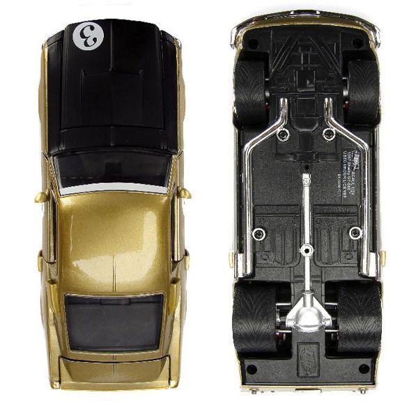 JADATOYS 1:24 BTM 1967 Shelby GT-500 #3 Gold ミニカー