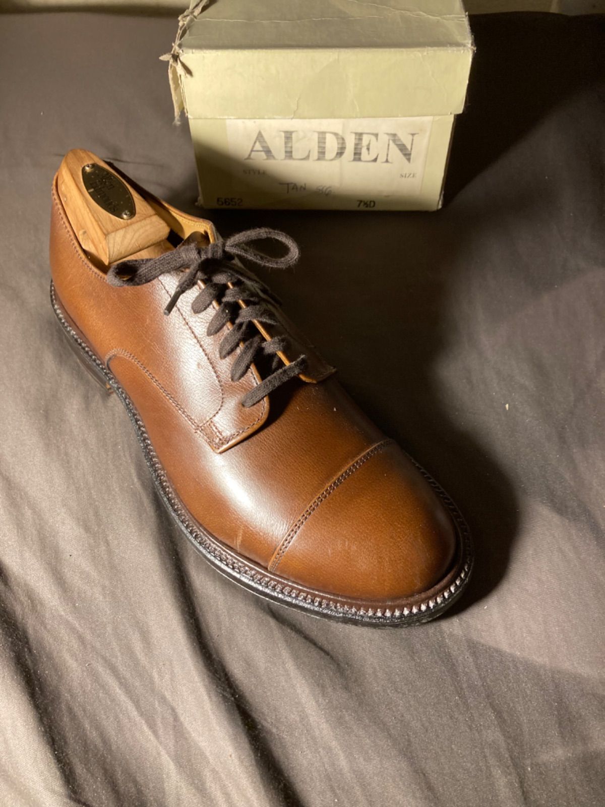 BEAMS ビームス ALDEN オールデン 新品 5652 モディファイド 7.5D 革靴 ...