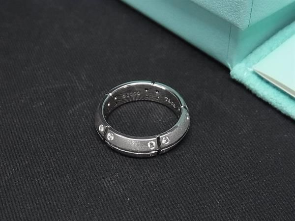 Tiffany &amp; Co. - ■極美品■ TIFFANY＆Co ティファニー ストリーメリカ 750 K18WG ダイヤモンド 約5.37g リング 指輪 約6号 レディース シルバー系 AR9573 Tiffany & Co. - □極美品□ TIFFANY＆Co ティファニー ストリー