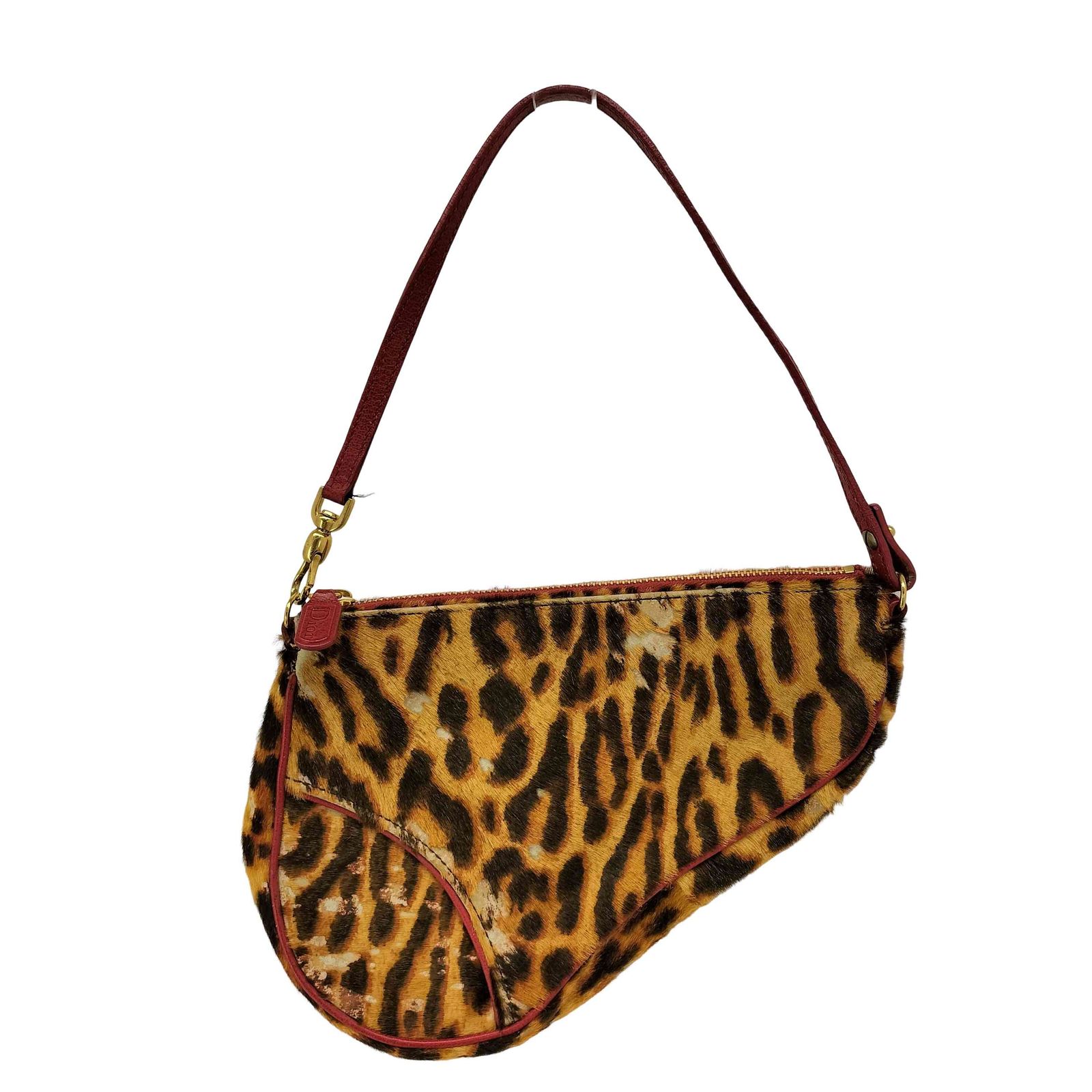 クリスチャンディオール ハラコ サドルバッグ DIOR ディオール