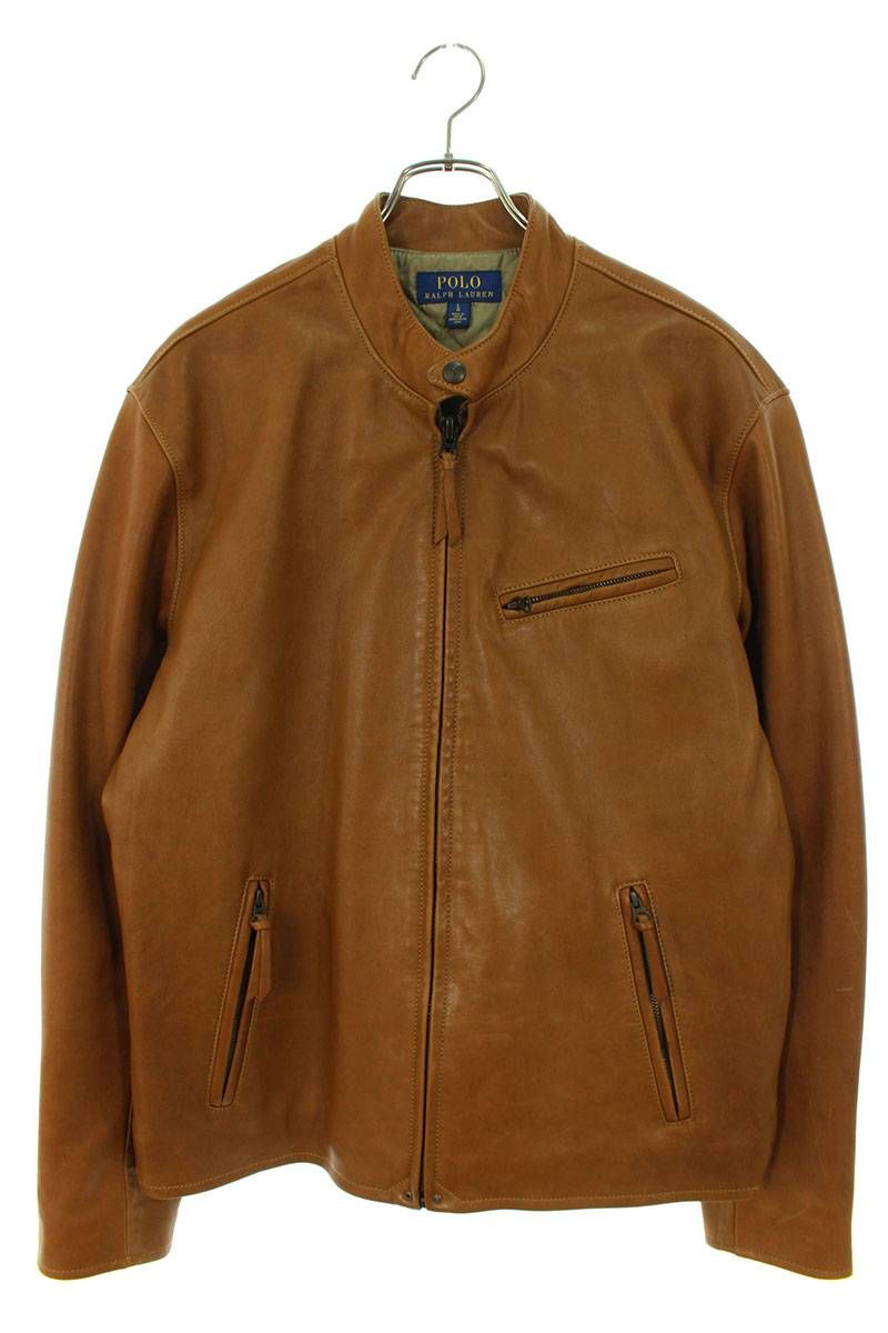 Ralph Lauren ラムレザージャケット　M POLO RALPH LAUREN - 美品 実寸M～L位 ポロ ラルフローレン