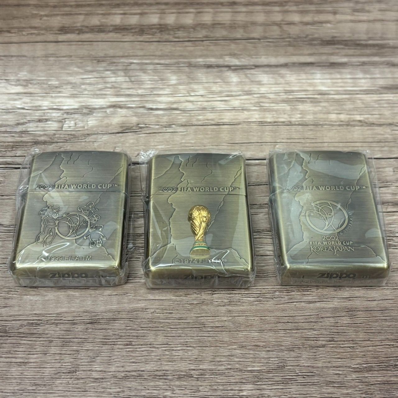 2002年 FIFA WORLD CUP 日韓ワールドカップ 公認グッズ Zippo ジッポ