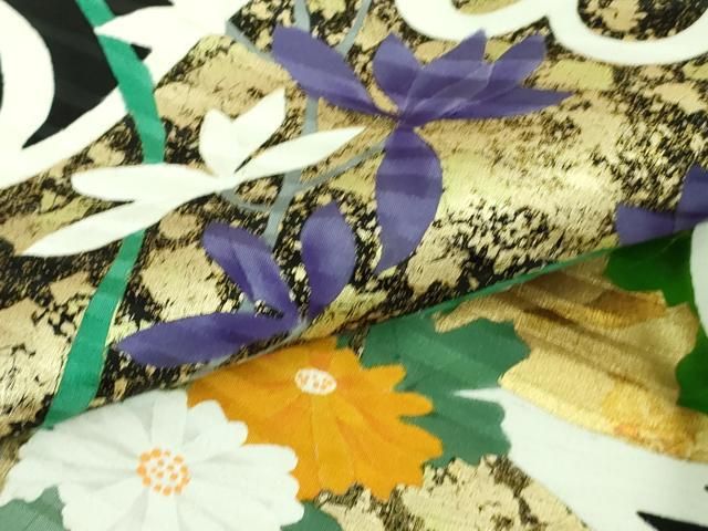黒の長襦袢 伊勢丹新宿別注カラー Acetate Polyester