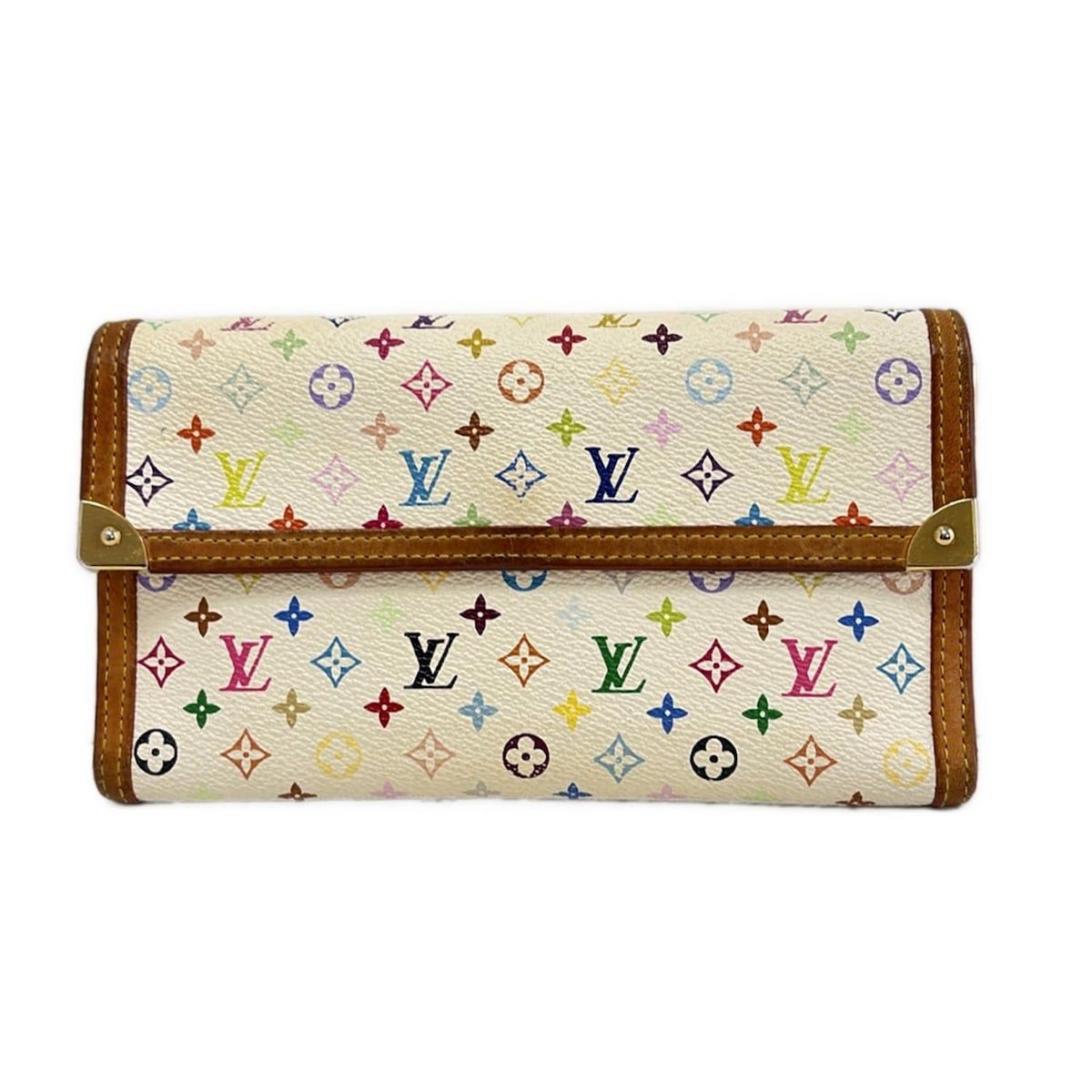 LOUIS VUITTON ルイヴィトン 長財布 モノグラムマルチ ポルトトレゾールインターナショナル M92659 ブロン