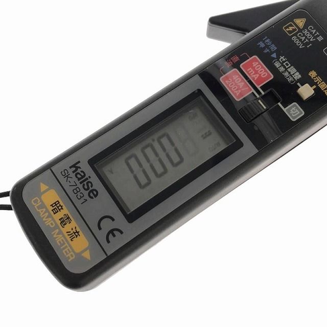 あすつく カイセ SK-7831 惹き 暗電流クランプメーター KAISE 暗電流測定器