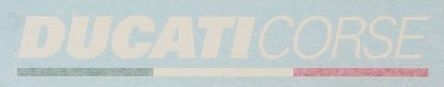 DUCATI純正 ITA FLAG STICKER DUCATI CORSE | 43810451AB