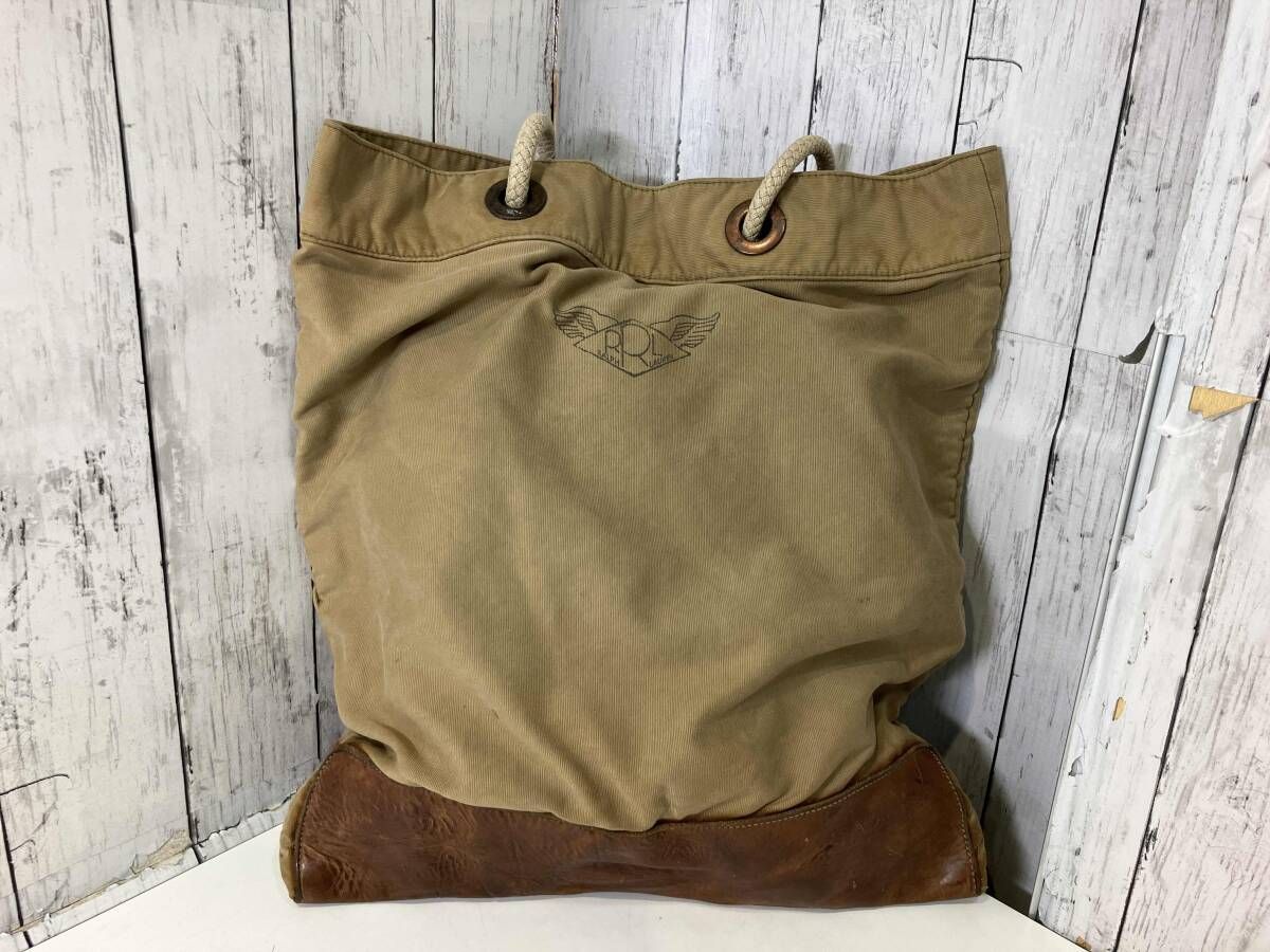 RRL RALPH LAUREN ダブルアールエルラルフローレン トートバッグ ブラウン系