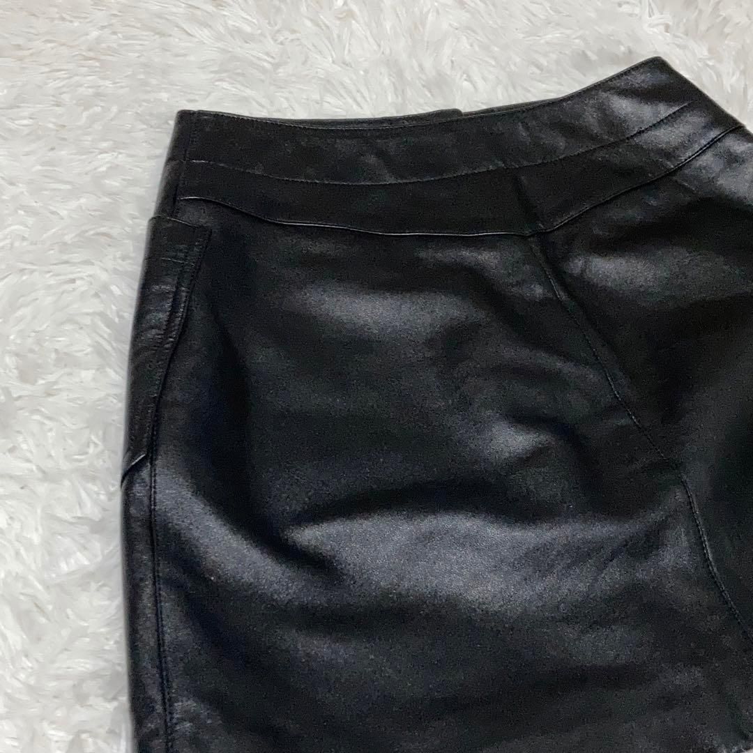 極美品】DIOR ディオール レザースカート CDボタン 黒 36 - メルカリ