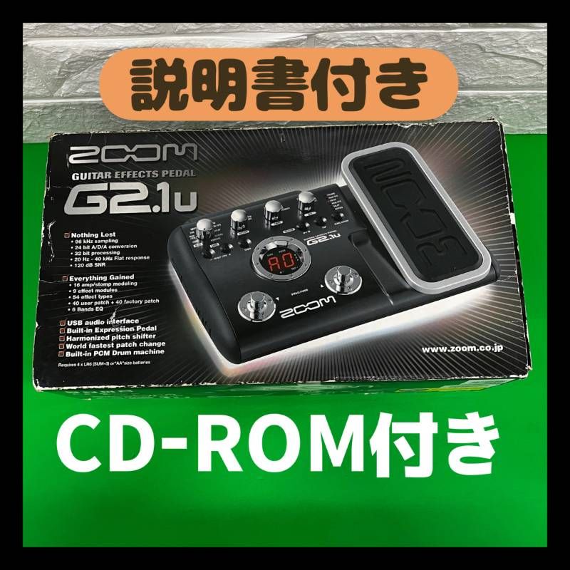 ZOOM G2.1u ギターエフェクター　新品 ZOOM G2.1u - Geek IN Box