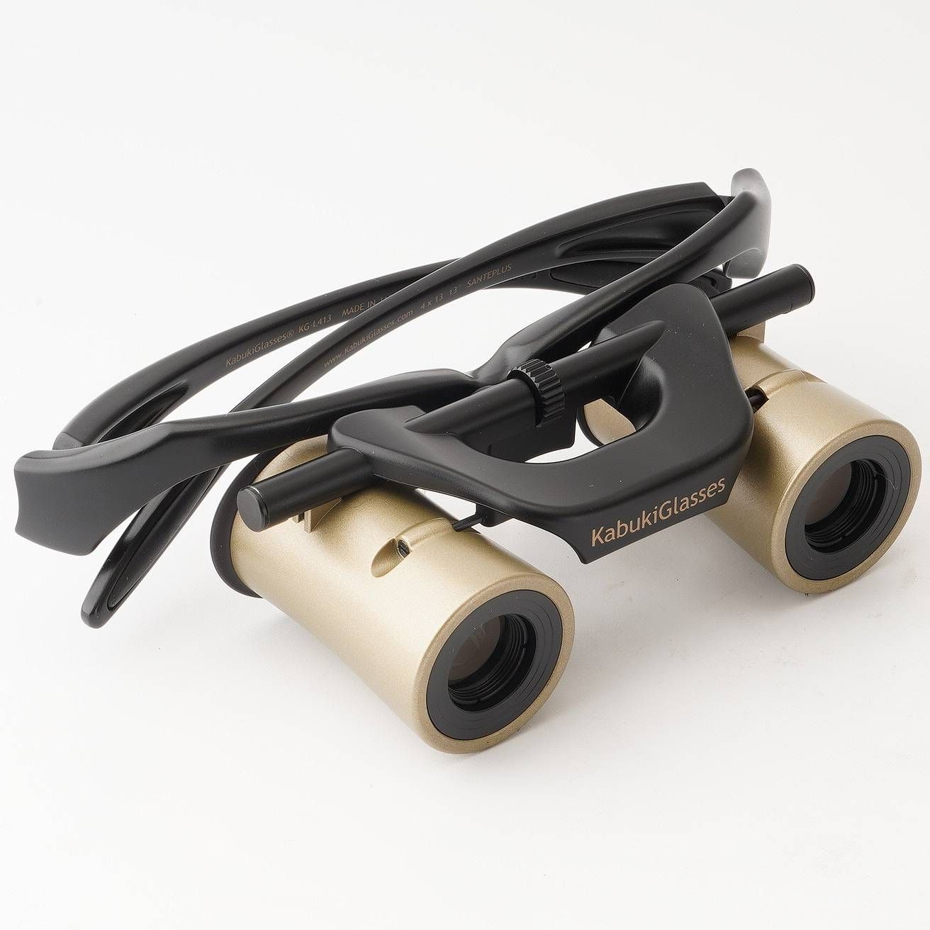 美品 SANTEPLUS カブキグラス 双眼鏡 （SANTEPLUS Kabuki Glasses 赤金 