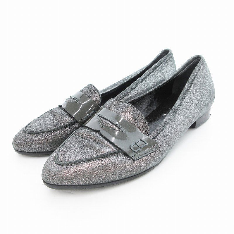 銀座かねまつ ヒョウ柄 ローファー 24cm SHOES CONCIERGE｜Authenticity Vol.2｜銀座かねまつ