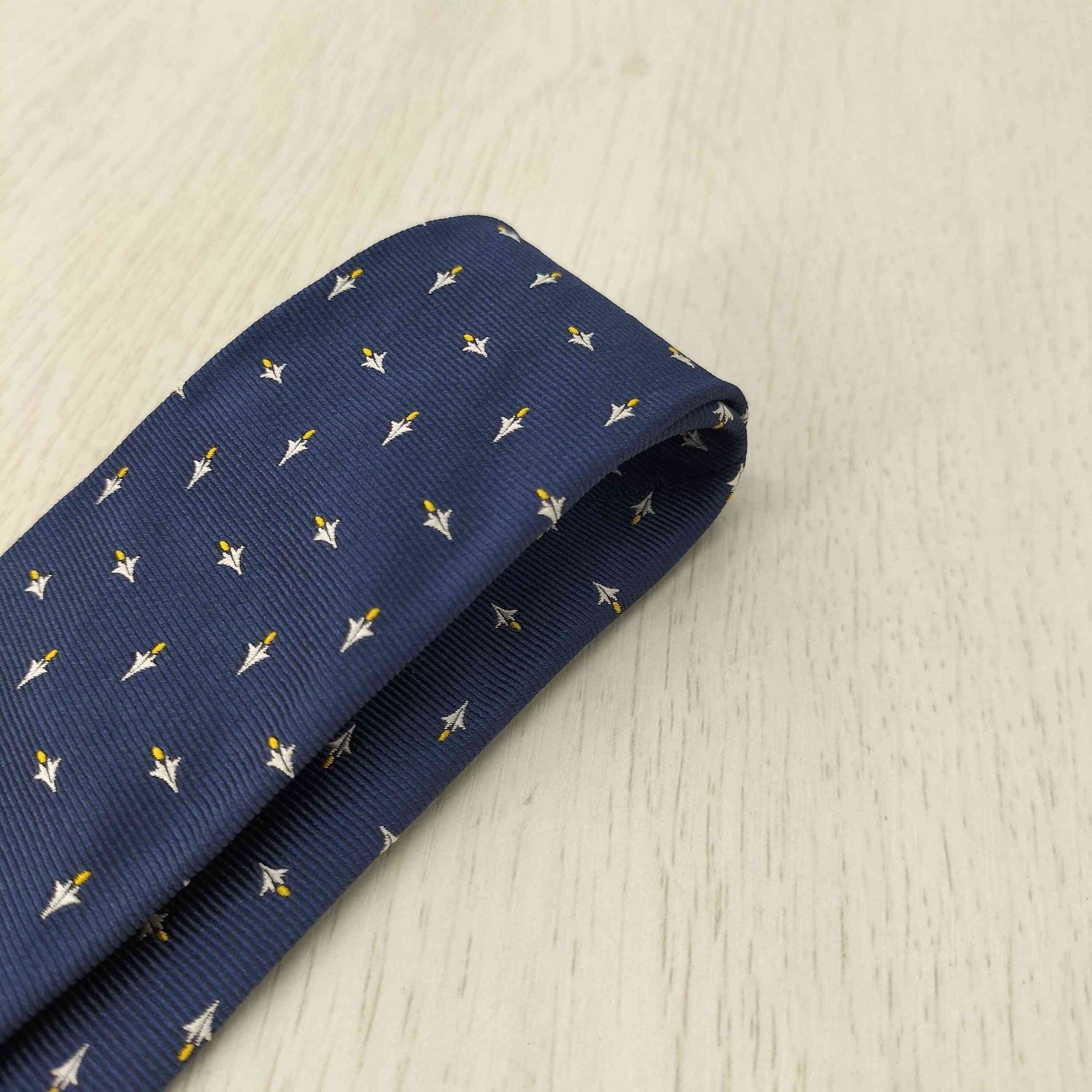 PRADA(プラダ) ロケット柄 シルク ネクタイ メンズ ファッション雑貨