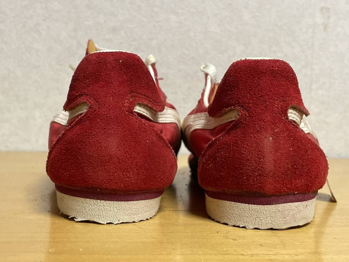 31 未使用品 60s 70s Onitsuka Tiger オニツカタイガー マラソンシューズ マラップ ナイロン DX レッド スニーカー  25cm デッドストック - メルカリ