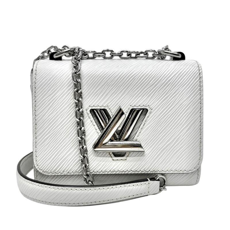 ルイヴィトン LOUIS VUITTON ツイストミニ ツイスト ミニ バッグ ショルダーバッグ エピエレクトリック ホワイト 白 シルバー金具  チェーンショルダーバッグ ダブルチェーン - メルカリ