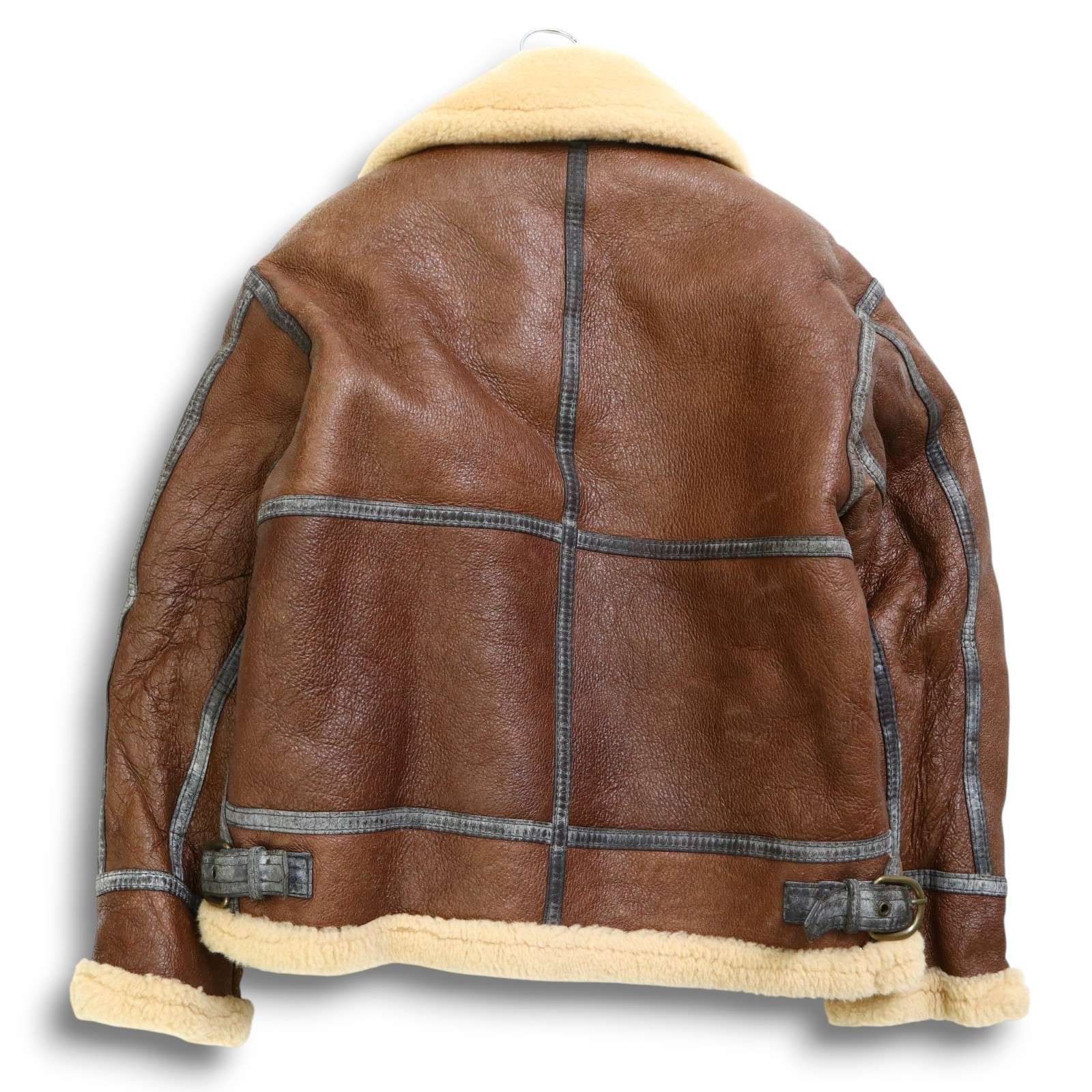 REBEL レベル 羊革 高級シープスキン☆ TYPE B-3 リアル ムートン