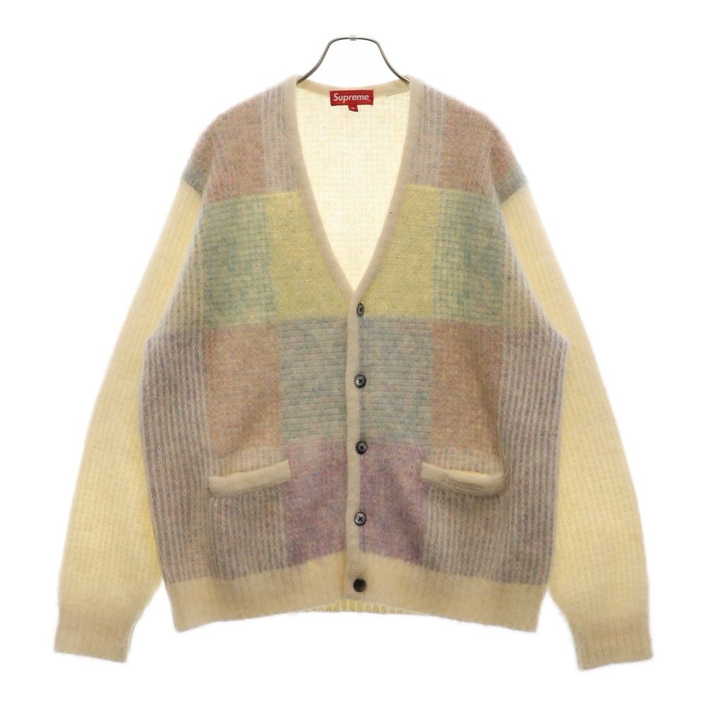 4923【人気Lサイズ】ワコマリア☆アーガイル柄モヘアカーディガン モヘア WACKO MARIA ワコマリア 21AW DIAMOND MOHAIR CARDIGAN アーガイル