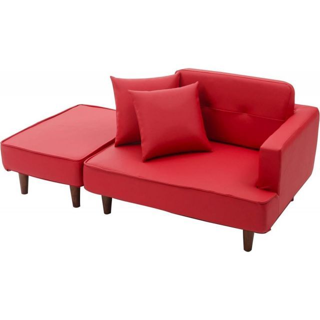 カウチソファ 2人掛け「KAN」タスク・テクノ生地スタイル — 【セルタン