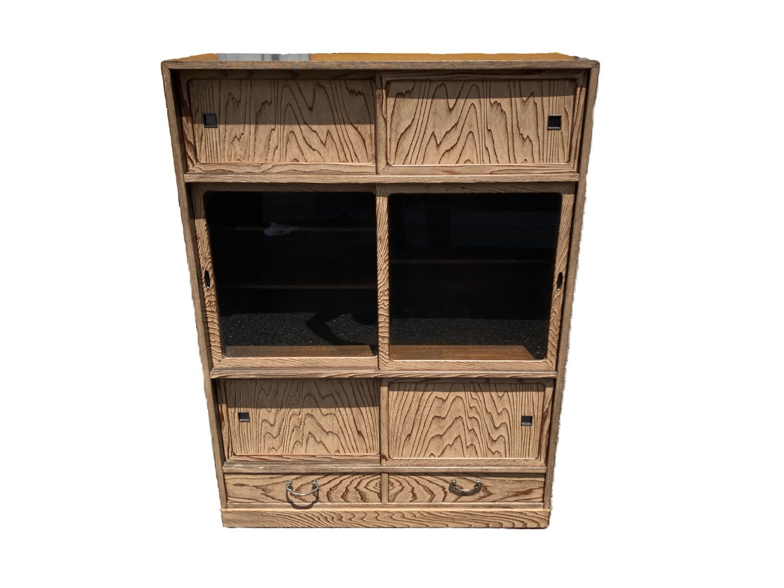 ☆昭和レトロ 昭和の茶箪笥 茶箪笥 水屋箪笥 茶棚 和家具 食器棚 昭和 