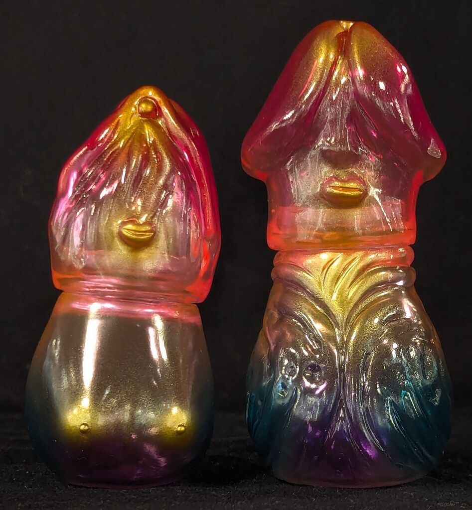 izumonster イズモンスター 夫婦コケシ Blood Guts Toys Izumonster 夫婦コケシ クリア成型 - メルカリ