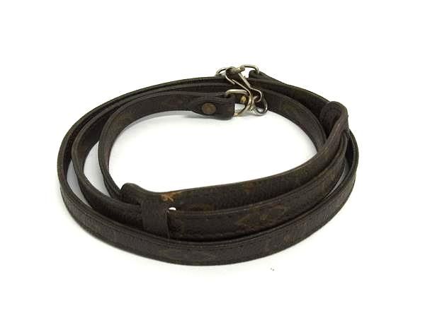 ルイヴィトン バッグショルダーストラップ ブラウン 肩掛けストラップ 斜め掛け LOUIS VUITTON ルイヴィトン モノグラム バッグ用 ショルダー