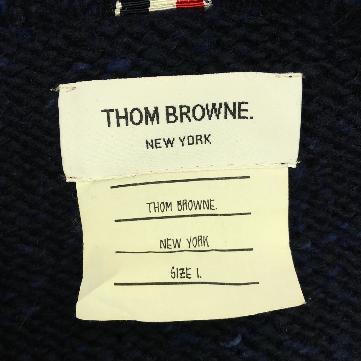 THOM BROWNE トム ブラウン 11AW ROLL SHAWL CARDIGAN トリコロール  