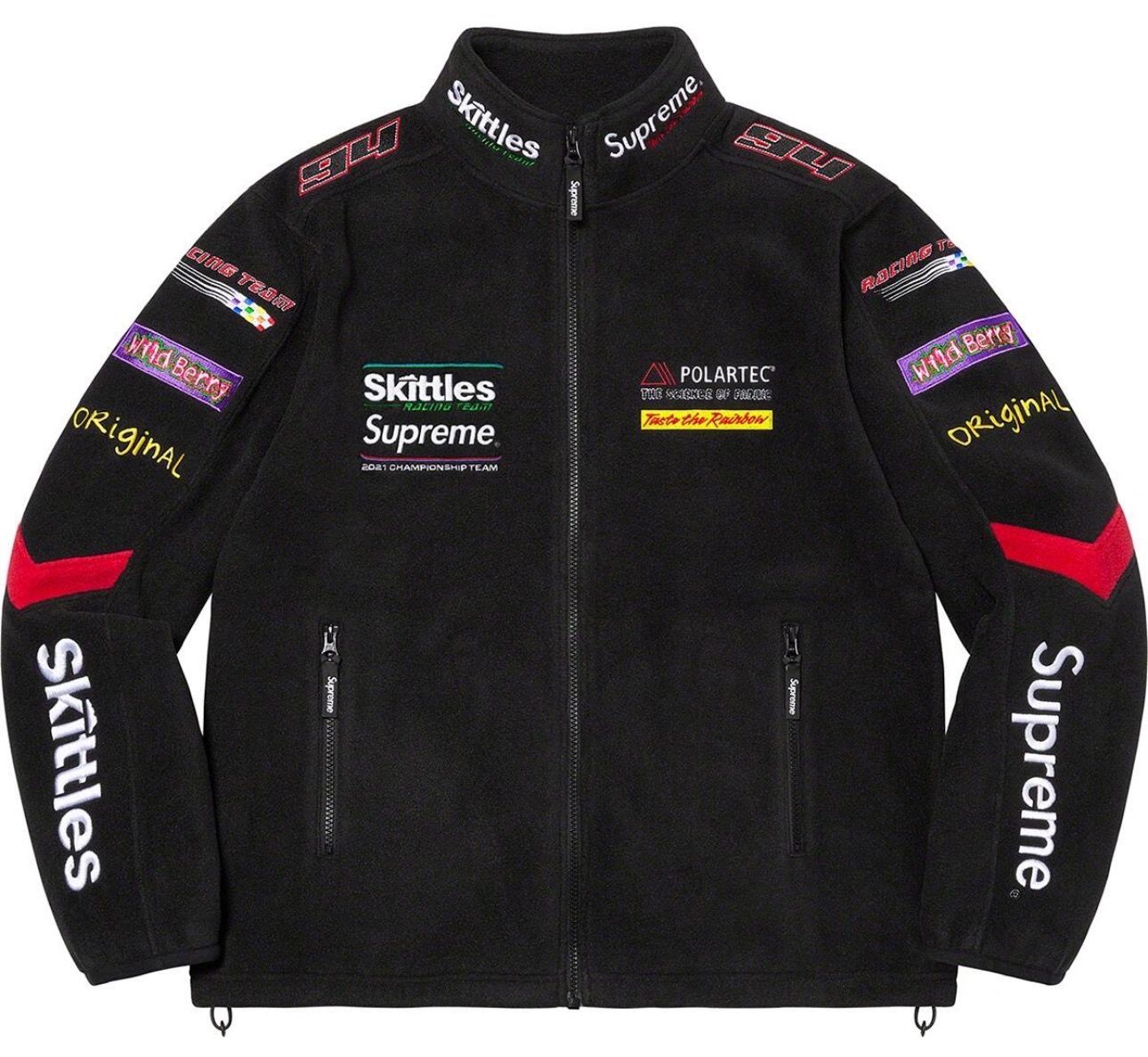 Supreme/Skittles Polartec Jacket フリース - メルカリ
