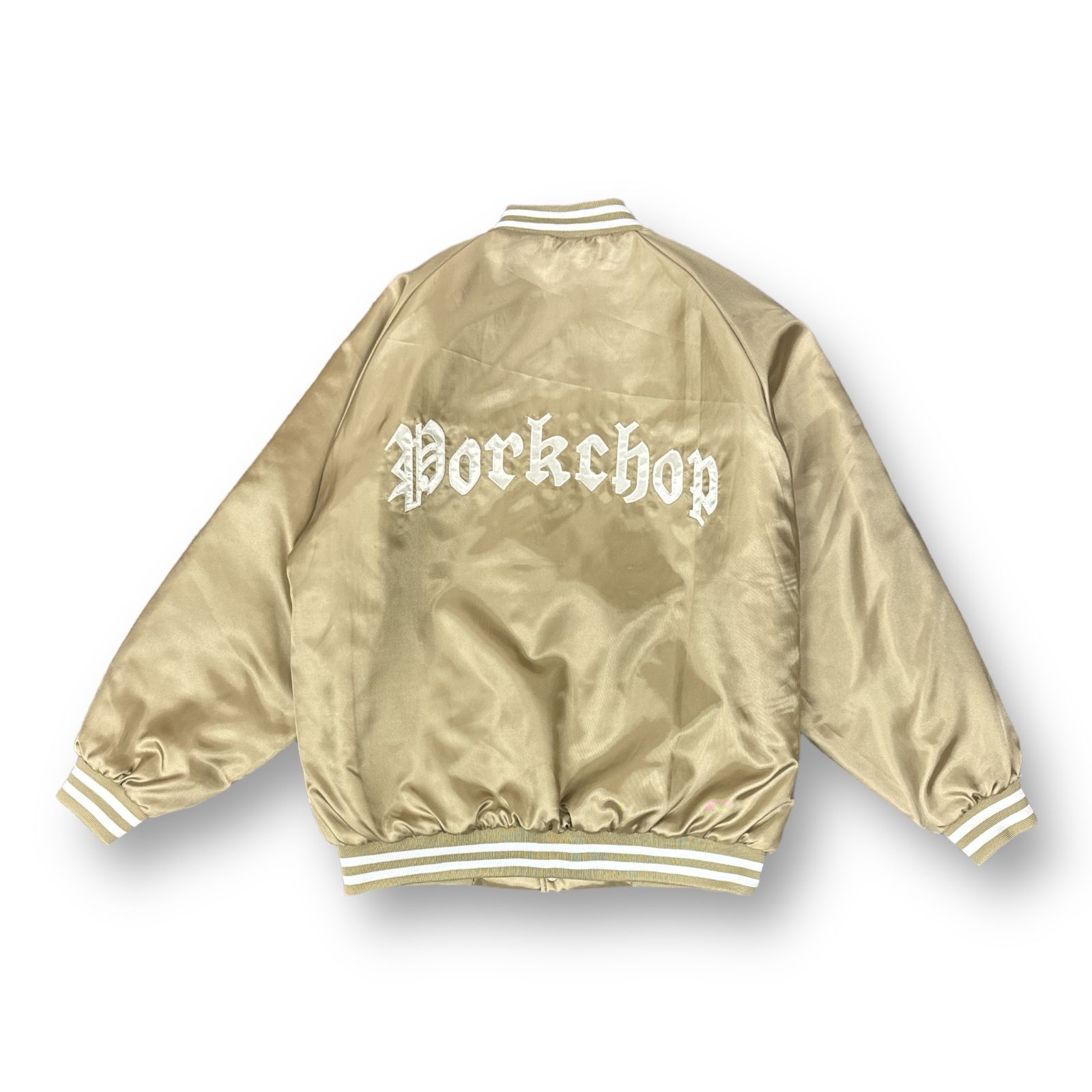 定価33000円 新品 PORKCHOP GARAGE SUPPLY 23AW SATIN SPORT JKT