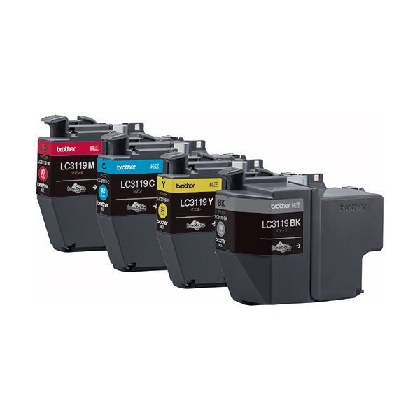 (まとめ）ブラザー インクカートリッジ 4色パック大容量 LC3119-4PK 1箱(4個:各色1個)【×3セット】