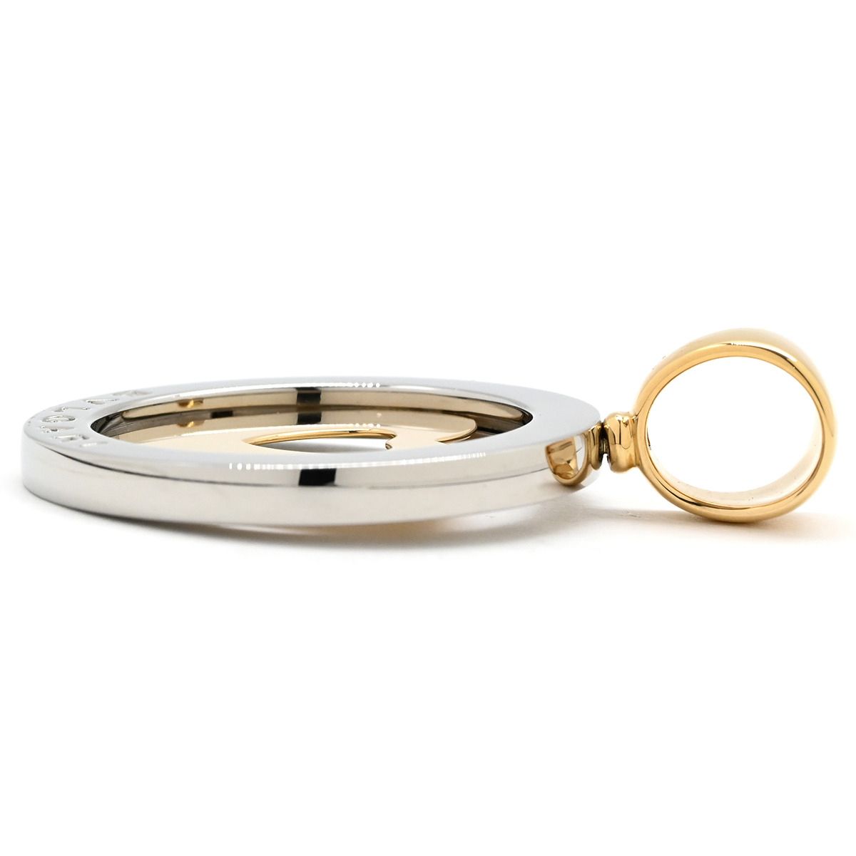 ブルガリ BVLGARI ペンダントトップ トンド K18YG ステンレス