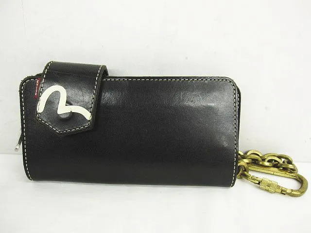 EVISU ブラックレザー 財布 2025年最新】EVISU メンズ 長財布の人気アイテム - メルカリ