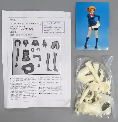 フィギュア　ホシノ・フミナ(A) 「ガンダムビルドファイターズ トライ」 1/8 レジンキャストキット 中古】フィギュア ホシノ・フミナ(A) 「ガンダムビルド