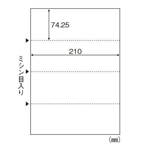 （まとめ買い）ヒサゴ FSC（R）認証 マルチプリンタ帳票 A4 白紙 ヨコ 4面 100枚入 FSC2106 【×3セット】