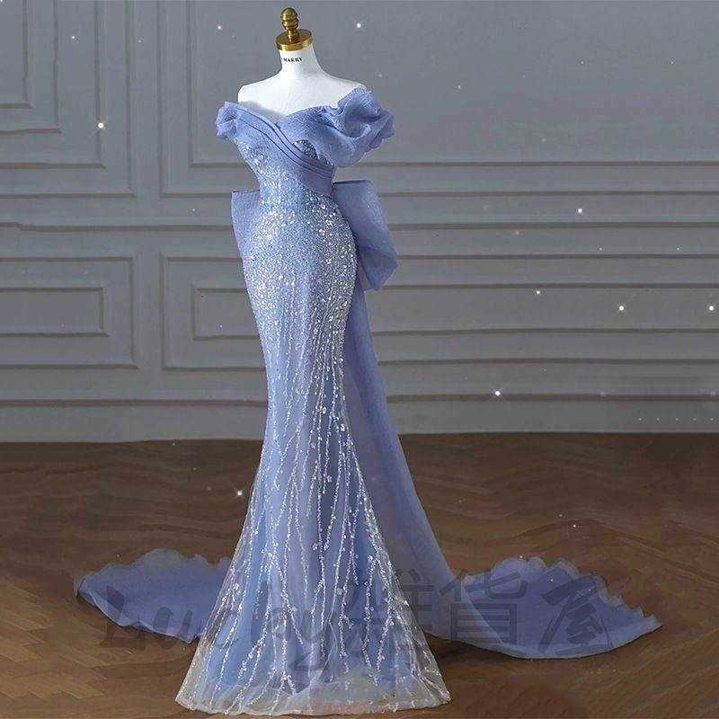 ゴスロリ・ロリータドレス 青紫色 フリル付き 和ロリ 華ロリ ゴスロリ