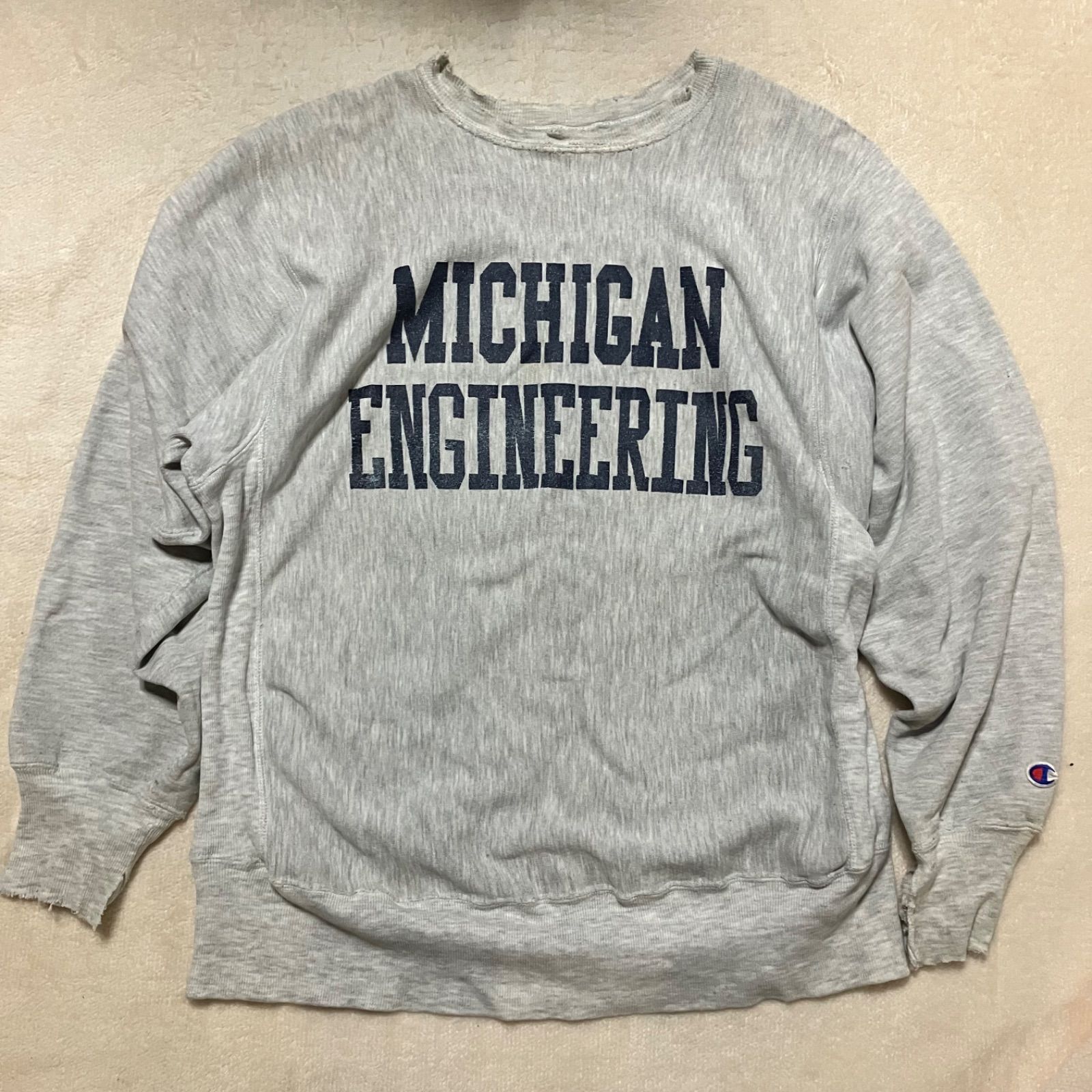 ビンテージチャンピオンリバースウィーブMICHIGAN90s XLサイズ】チャンピオン リバースウィーブ MICHIGAN ENGINEERING