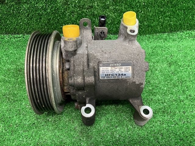 スペーシア MK32S エアコンコンプレッサー カスタムXS 4WD デンソー