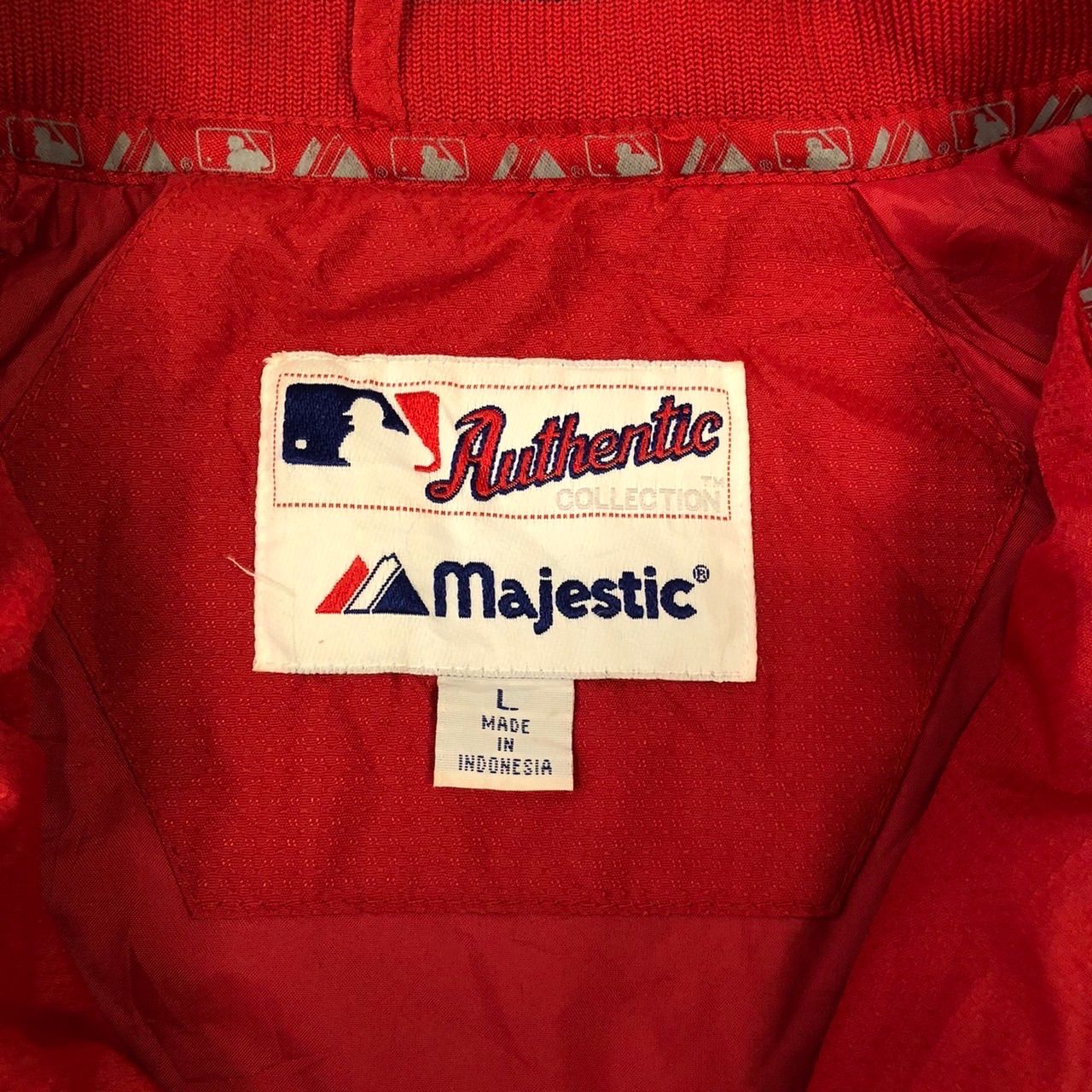 セントルイス・カージナルス Majestic ジャケット L 希少】Majestic MLB カージナルス スタジアムジャンパー L