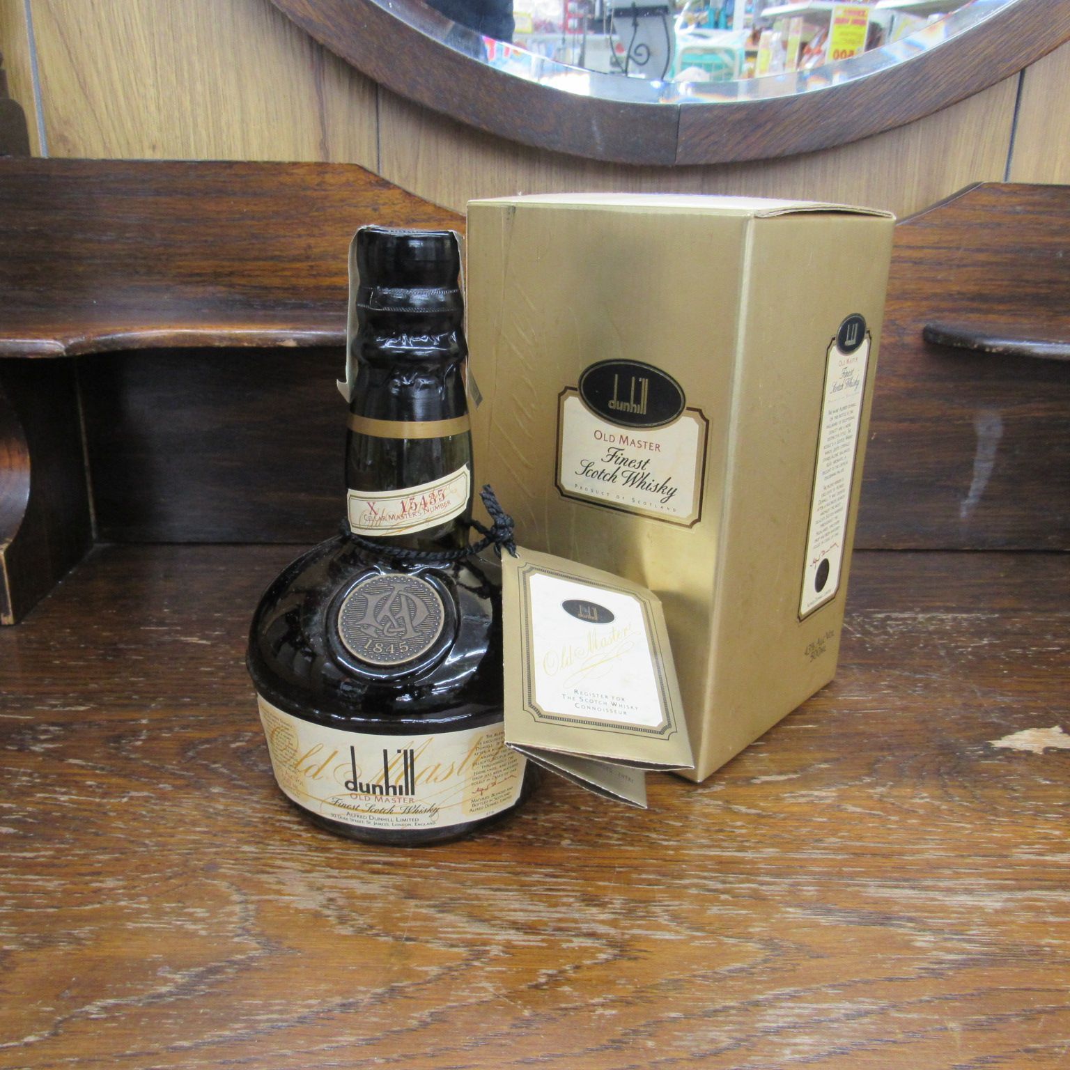 未開栓 dunhill Old Master Finest Scotch Whisky ダンヒル
