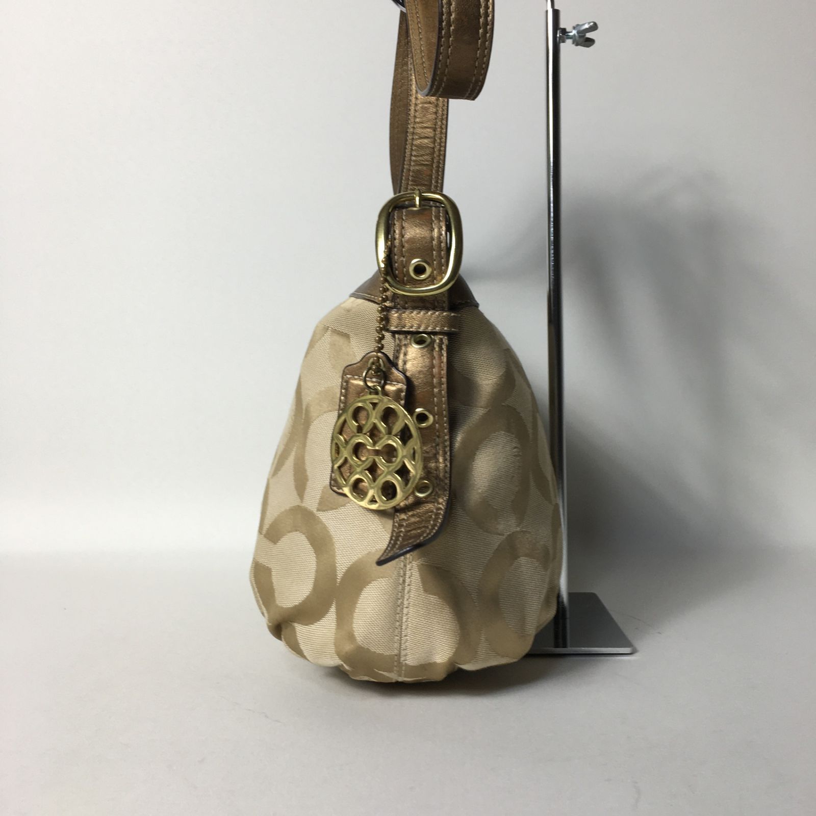 2505-263｜美品｜コーチ オプアート ショルダーバッグ ゴールド 2505-263｜美品｜コーチ オプアート ショルダーバッグ ゴールド