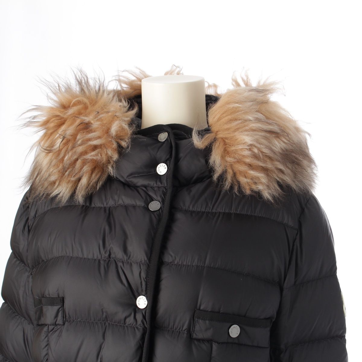 モンクレール HIRMAFUR イルマファー ナイロン フーディ ファー