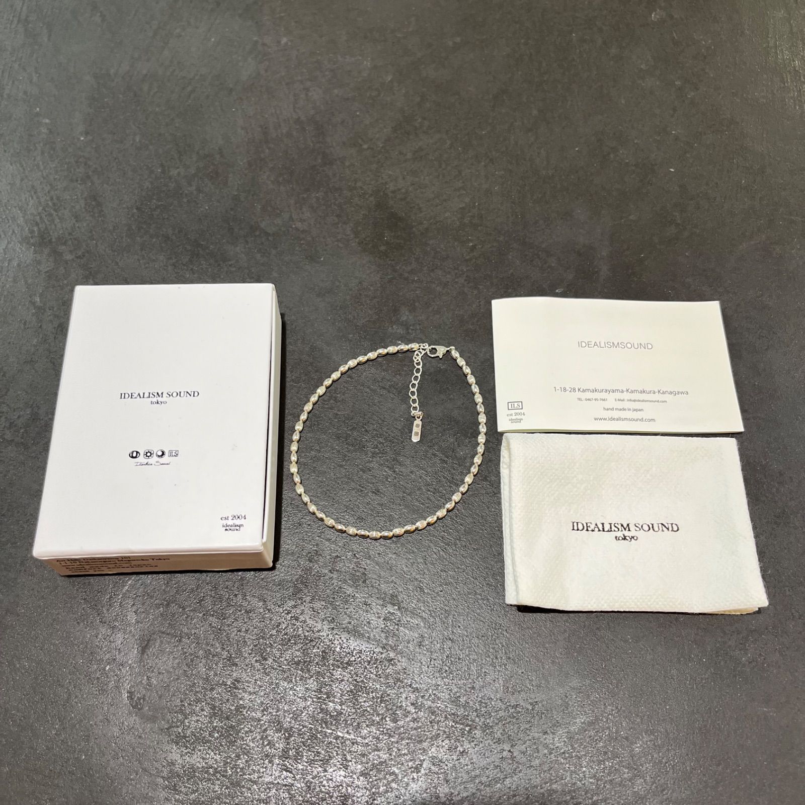 未使用品 IDEALISM SOUND シルバーブレスレット アクセサリー イデア 