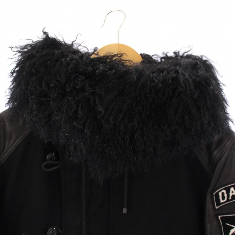 ロアー roar ラムファー 本毛皮 ウールコート シンサレート 中綿
