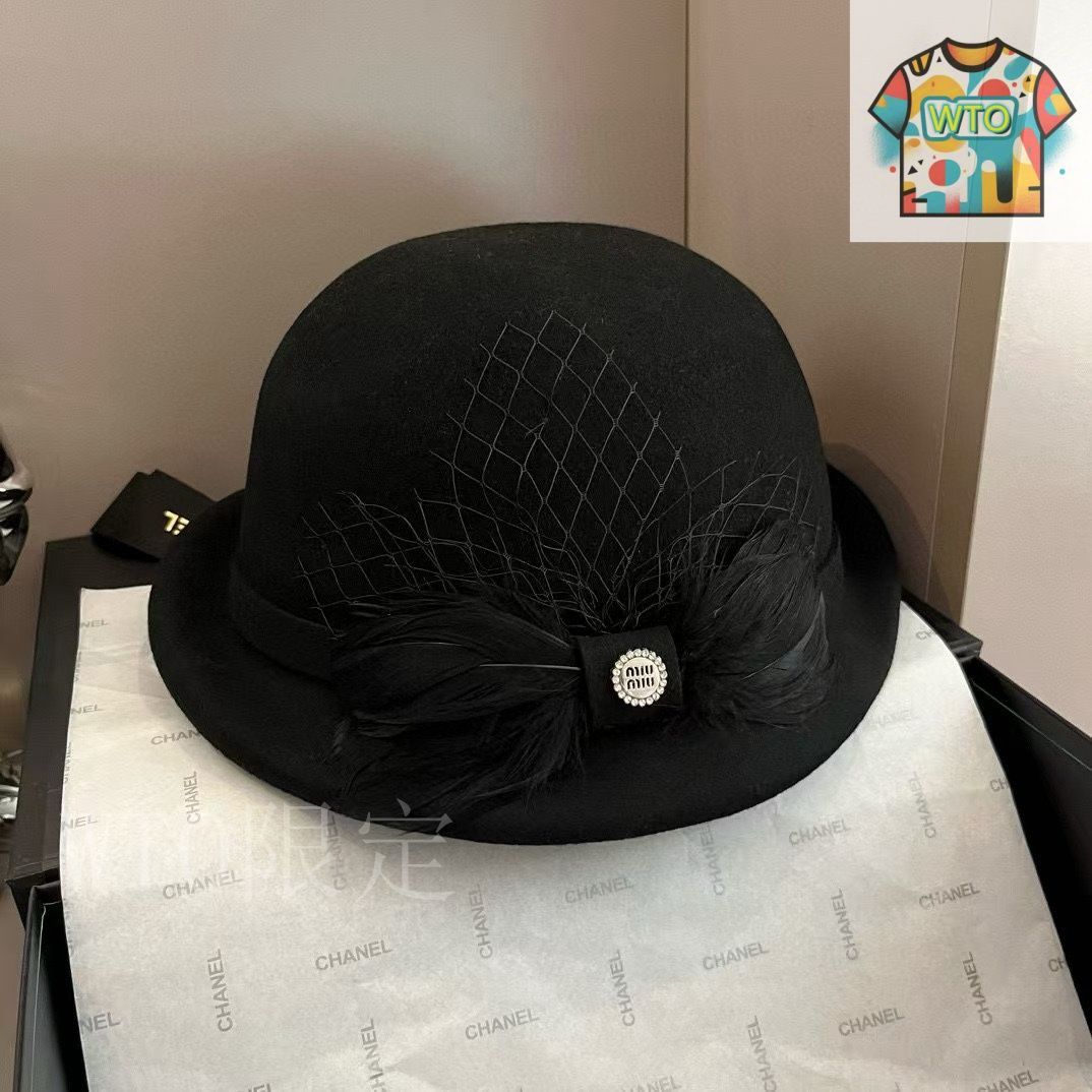 【MIUMIU】バケハ/ブラック/定価￥83,600/今だけ値下げ中‼️‼️ MIU MIU（帽子）のフリマアイテム一覧