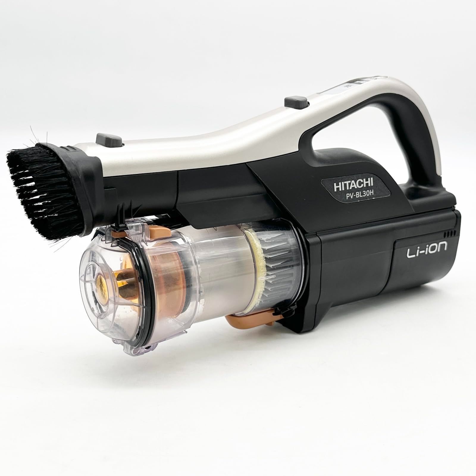 日立 掃除機 パワかる コードレス スティッククリーナー PV-BL30H N シャンパンゴールド 本体日本製 軽量ボディ 自走式 ○1533