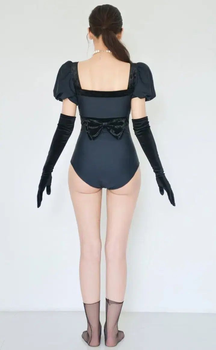 VIKIシャーリングリボン水着モノキニ 강태리 태리태리水着タグ付き